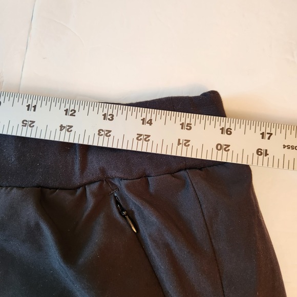 Quince Womens Skort Size Large Black Performance Tech Athletic Skirt Zip Pockets - Picture 7 of 16